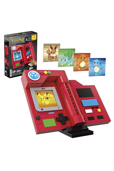 Mega Bloks ENCICLOPEDIA BLOCURI DE CONSTRUCȚIE KANTO CU ILUMINARE 322 ELEMENTE