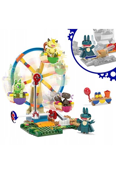 MEGA CONSTRUX POKEMON KLOCKI 393 Moara de vânt a Diavolului, set de blocuri, ...