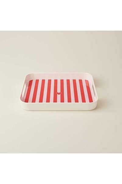 Evidea Kitchen Rosa Dikdörtgen Tepsi - Renkli - 32x26 cm