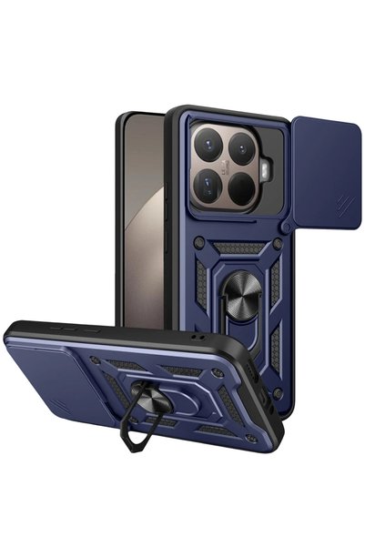 New Face SPT-GLD Mi 15T Pro Pars عدسة سيليكون مع حلقة (235635) - أزرق داكن