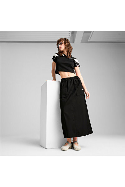 Puma Future Archive Skirt Kadın Siyah Maxi Etek
