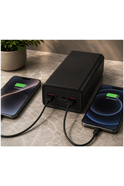 ENERX ENR-P30T 30.000 mAh 22.5Watt Hızlı Şarj Powerbank – Siyah