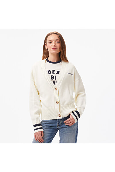 Guess Kadın Beyaz Sweatshirt