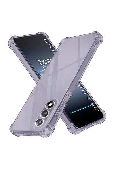 Techsuit Case for OnePlus Nord 5, Shockproof Clear Silicone, smoky - smoky