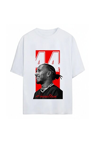 SVART WEAR Μπλουζάκι Lewis Hamilton με στάμπα Unisex Oversize από 100% βαμβάκι