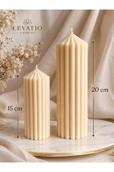 Generic Brand Set lumanari elegante, clasice, ceara de soia 100%, parfumate s...