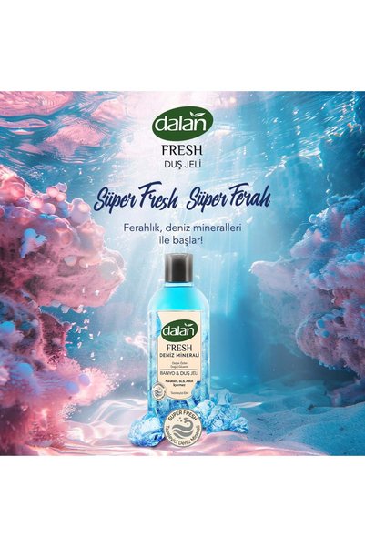 Dalan Fresh Deniz Minerali 500 ml 4'lü + Wellnax Sünger Seti