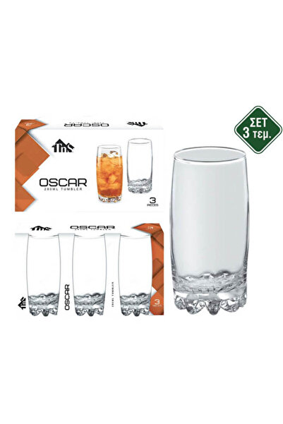 OEM ΠΟΤΗΡΙ ''OSCAR'' ΣΕΤ/3 280ML 16