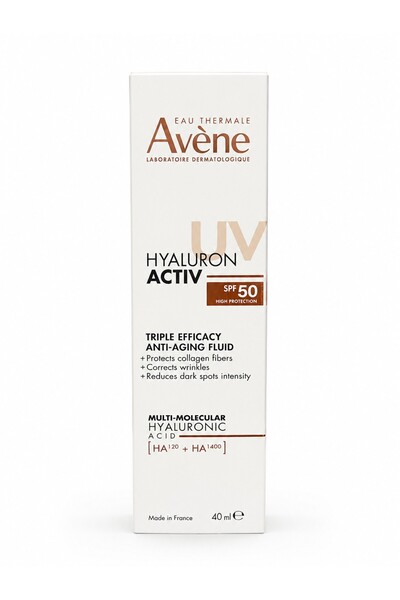 Avene هيلورون أكتيف سائل مضاد للشيخوخة بعامل حماية من الشمس 50، كريم مضاد للش...