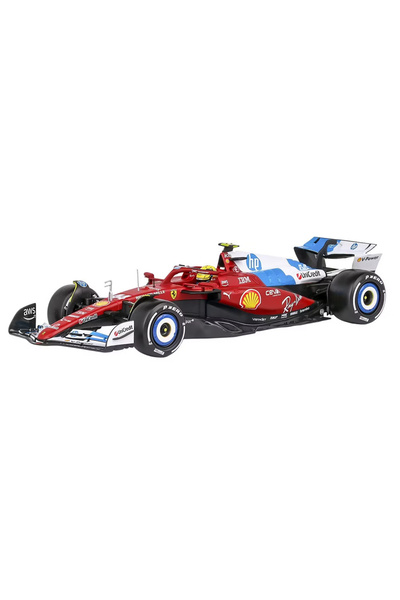 BBURAGO Sigilat- Ferrari SF-25 Lewis Hamilton No.44 Miami GP 2025 Rosu Alb Al...