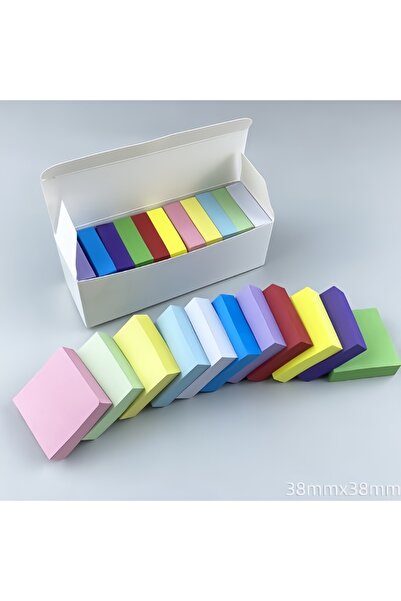 Choice 11 colors Colorful Sticky Notes Set- 38mm X 38mm Strong Adhesive Mini ...