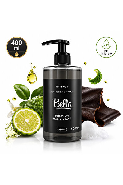 Bella Sapun lichid Leather & Bergamot, Compatibil cu pH-ul al pielii, parfum ...