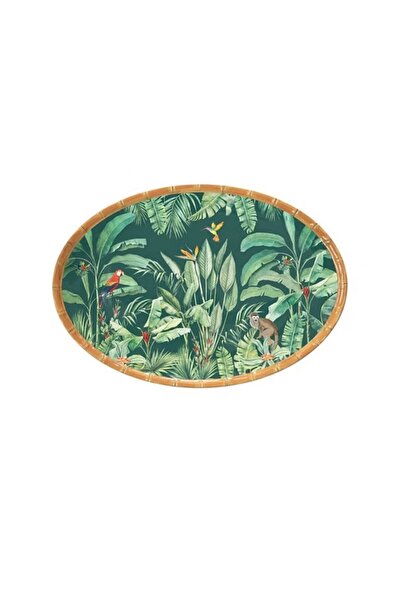 Easy Life Collection's Zanzibar Melamin Oval Tepsi 50 x 35 cm