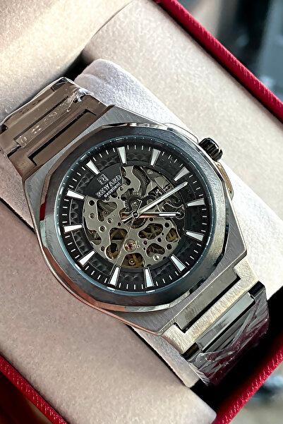 Reward Automatic Mechanism Steel Cord 2 Year Warranty Men's Wristwatch