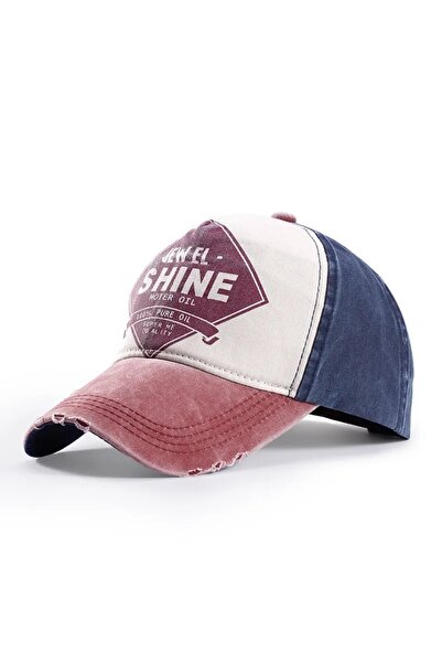 YYB قبعة بيسبول من القطن المغسول من Ünise، مطبوعة بتصميم Jewel Shine، بتفاصيل...