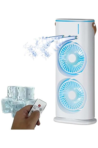 DubaiGallery Air Conditioning Fan, Double-Ended Portable Quiet Desktop Table ...