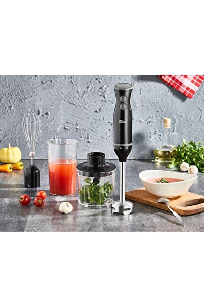Zilan Mixer vertical ZLN5244, 250W, 2 viteze, 4 accesorii, negru