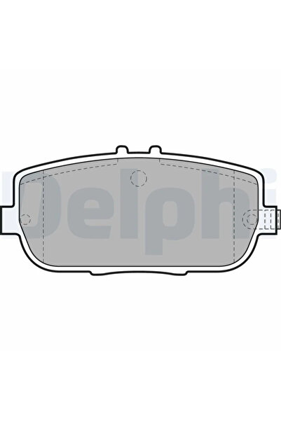 DELPHİ Set Placute Frana Frana Disc Abarth 124 Spider Fiat 124 Spider 2005-2016