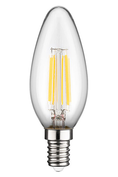goobay Λάμπα LED 6 W 98 χιλ. για ντουί E14 και σχήμα C37 Θερμό Λευκό 1055 lm