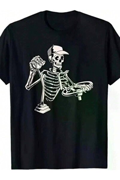 9TAY Versatile Universally Flattering, This 100% Cotton Unisex Funny Skeleton...