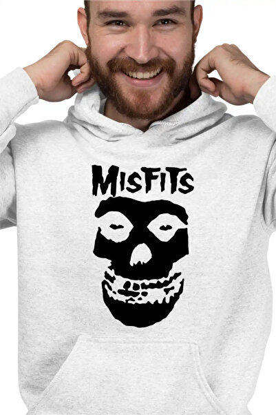 OEM Men's Misfits Fiend Skull Punk Hoodie