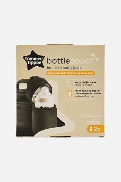 tommee tippee 2 Pieces Insulated Bottle Bag, Black