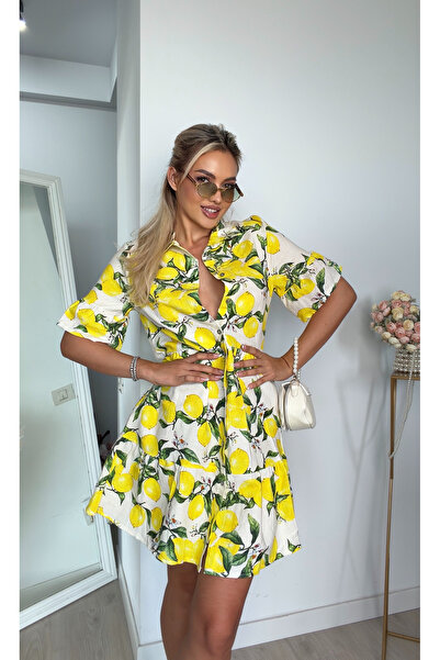 prettybrand Rochie de dama cu lamai