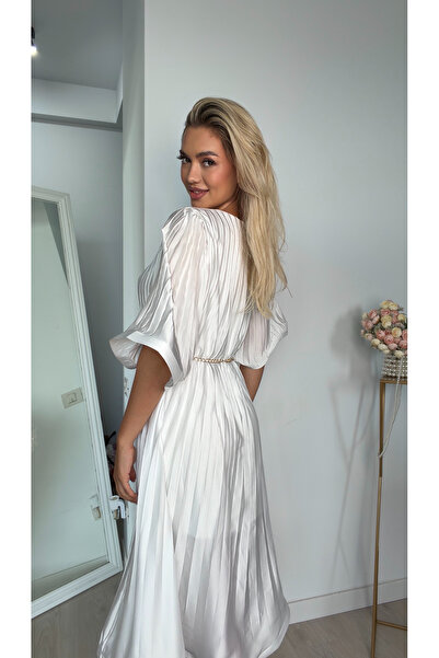 prettybrand rochie de dama cu volane si pliuri