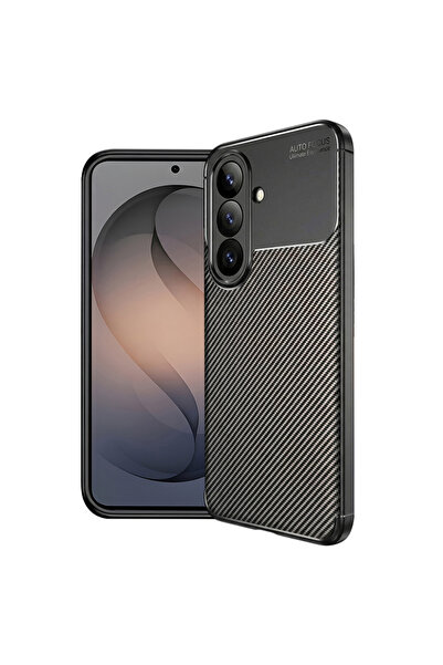 Techsuit Husă pentru Samsung Galaxy S26, Fibră de carbon, protecție antișoc, ...