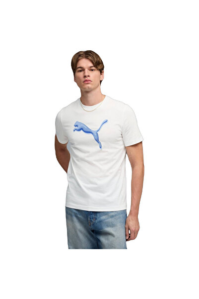 Puma Αθλητικό T-Shirt - Λευκό - Κανονική εφαρμογή