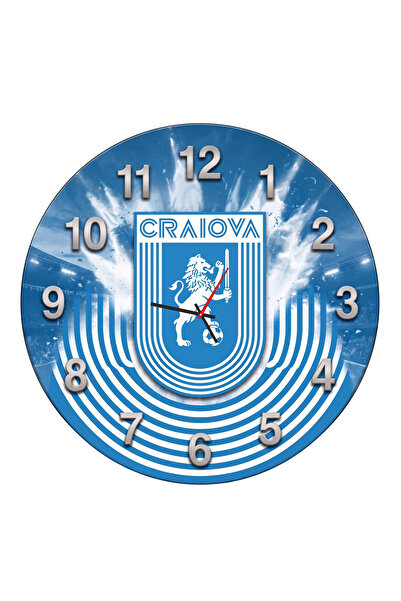 OEM Ceas de perete decorativ Craiova, 35 cm, Mecanism Silentios, Subtire 6 mm...