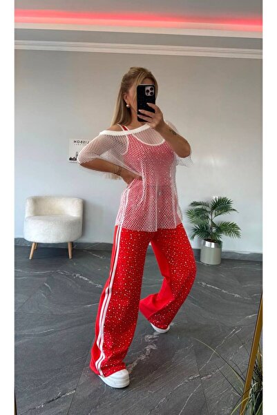 Bella Belluci طقم شبكي ثلاثي الأحجار