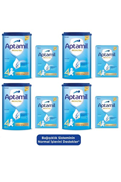 Aptamil 4 Numara Devam Sütü 4'lü Set 800+250 Gr ( 4200 GRAM )