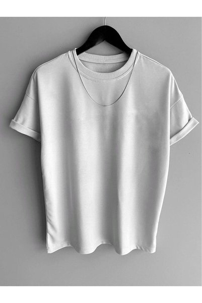 WESTİMO Unisex White Oversize T-Shirt