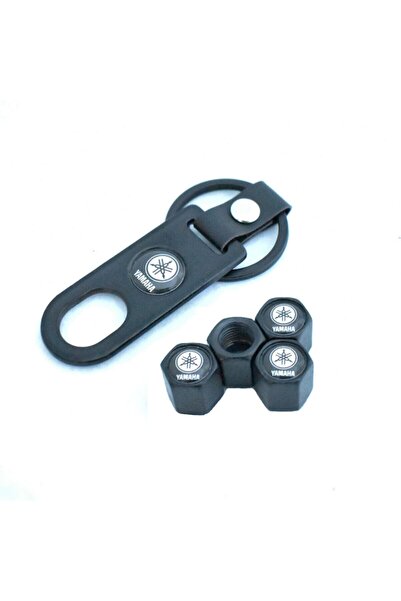 GARDENAUTO Tenere 700 Stainless Steel Valve Lid and Keychain Set