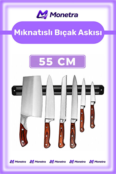 Monetra #BıçakAskısı Mutfak Banyo Duvara Kolay Monte Manyetik Mıknatıslı 55 C...