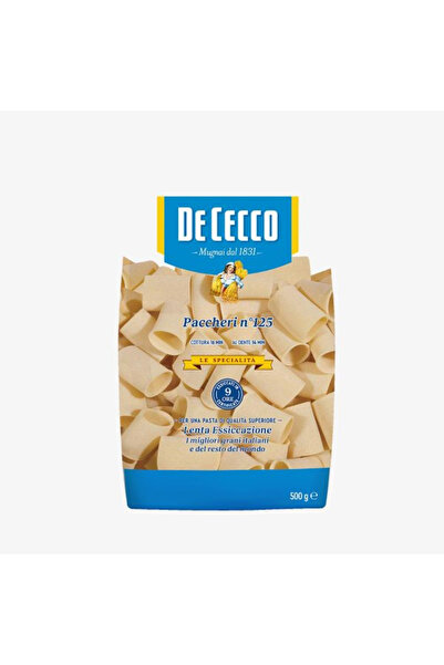 Gayoor DECECCO PACCHERI KALIN BORU MAKARNA 500 GR *1'Lİ