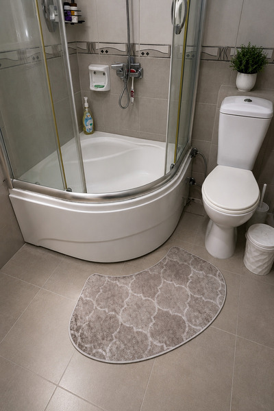 Getcarpet Αντιολισθητικό χαλάκι μπάνιου 60x100 εκ. Πλένεται στο πλυντήριο Χαλ...