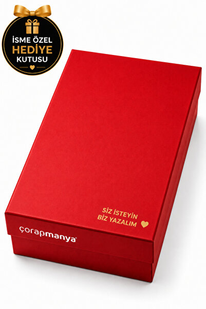 çorapmanya İsminize Özel Premium Kalite Hediye Çorap Kutusu