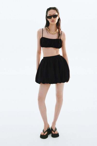 H&M Bubble-hem mini skirt