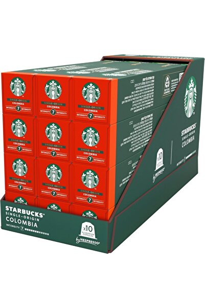Starbucks Single Origin Colombia by Nespresso Capsules, 57g, Pack of 12
