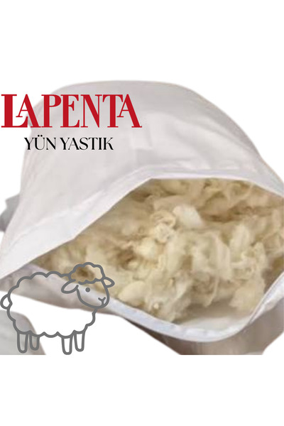 LAPENTA 100% Natural Lamb Wool Pillow