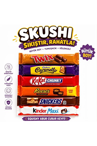 vattara Abur Cubur Squishy Stres Yeni Seri Slow Rising Sukuşi Oyuncak Sıkılab...