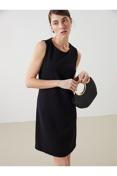 LC Waikiki Original Oval Neck A-Line Dress