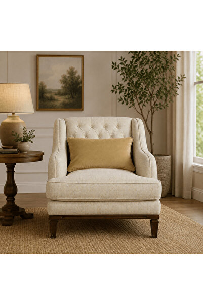 Roots Furniture كرسي إيلا الكلاسيكي ذو الذراعين