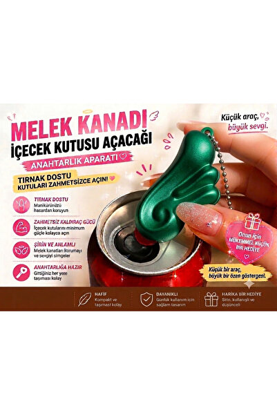 Goplast Premium Tin Can Opener with Winged Figure - Nail-Friendly Beverage Op...