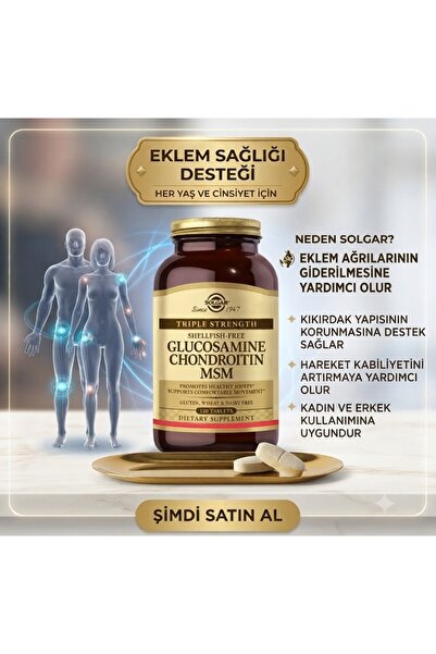 Solgar Glucosamine Chondroitin Msm 120 Tablet