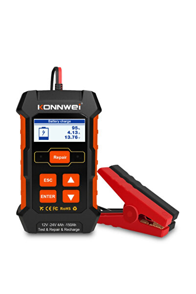 OEM Φορτιστής και διαγνωστικό μπαταριών 12V/24V 4Ah-150Ah KW520 Konnwei
