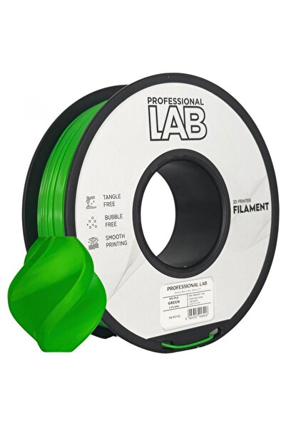 Professional LAB Φιλαμέντο 3D, 1.75 χιλιοστά, 1 κιλό, Πράσινο, PLA, 180-240°C