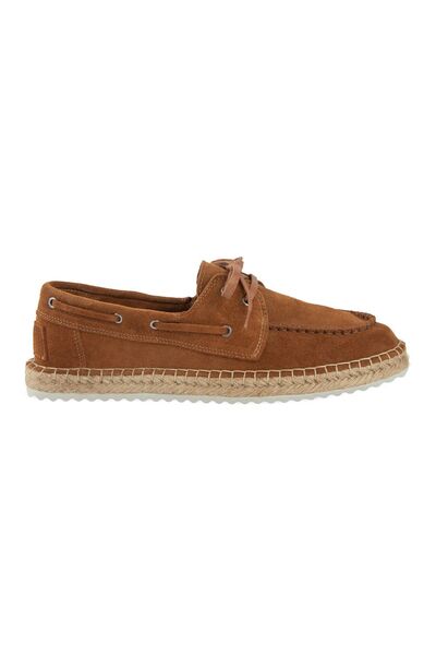 Pegia Genuine Suede Men's Espadrille Dg5026 Tan